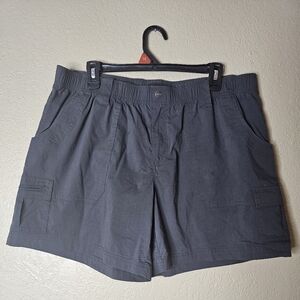 CQR Tactical Cargo Shorts Men’s Size XL Ripstop Hiking Fishing‎ Elastic Waist